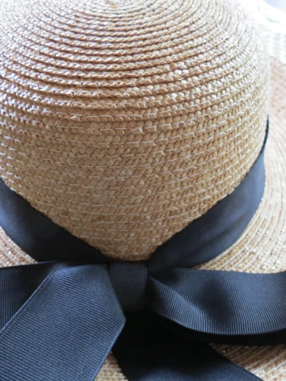 Scala Straw Raffia Hat size Medium w Bow